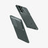 ACS05639 - Galaxy S23 Ultra Case Optik Armor in black showing the back with lens protector slot open